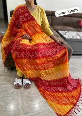 Beautiful Designer Party Wear Bandhani Dupatta