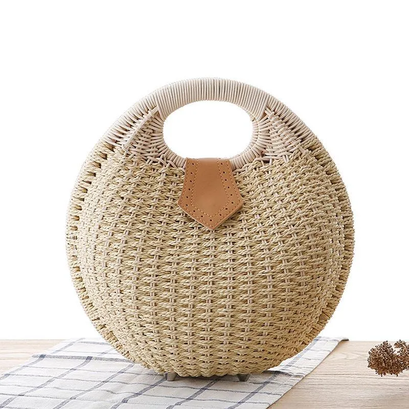 Bodhi Rattan Straw Handbag