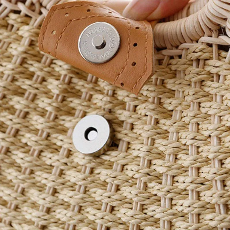 Bodhi Rattan Straw Handbag