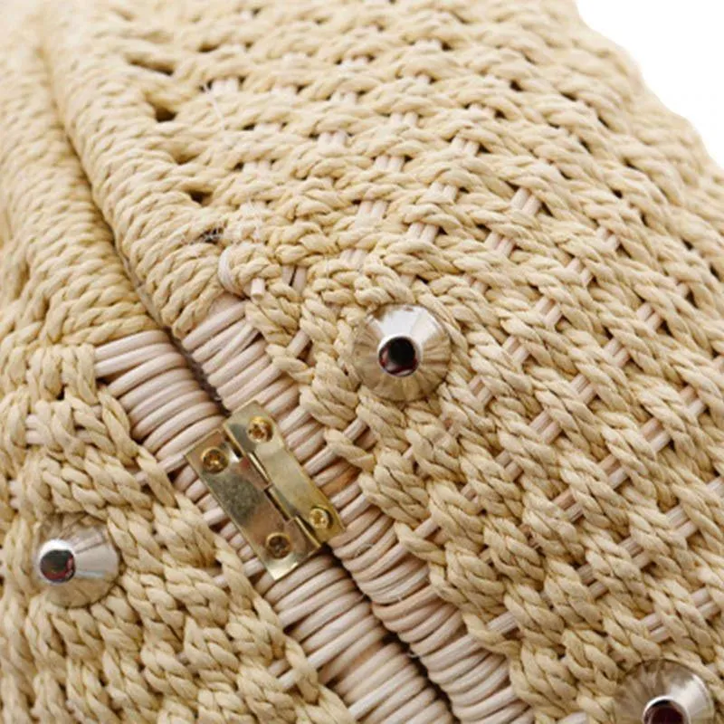 Bodhi Rattan Straw Handbag