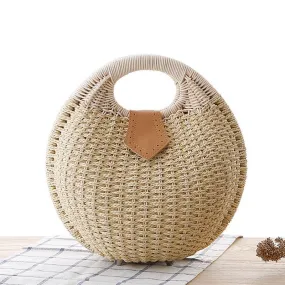 Bodhi Rattan Straw Handbag
