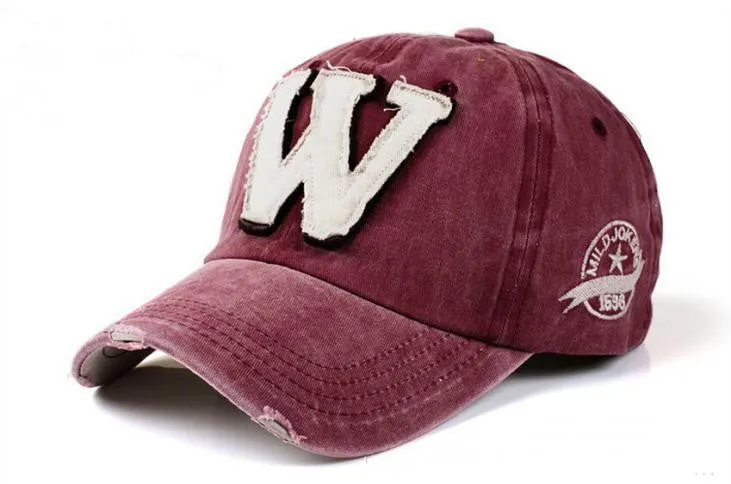 Brand New Fashion hats autumn -summer letter W hockey chapeu baseball caps Hip Hop hats for men and women