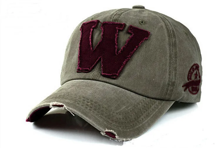 Brand New Fashion hats autumn -summer letter W hockey chapeu baseball caps Hip Hop hats for men and women