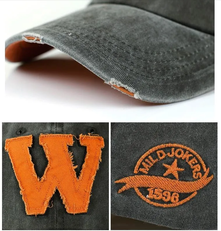 Brand New Fashion hats autumn -summer letter W hockey chapeu baseball caps Hip Hop hats for men and women