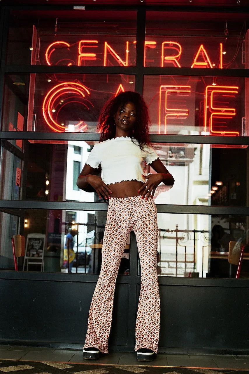 Christobel Flares in Creme