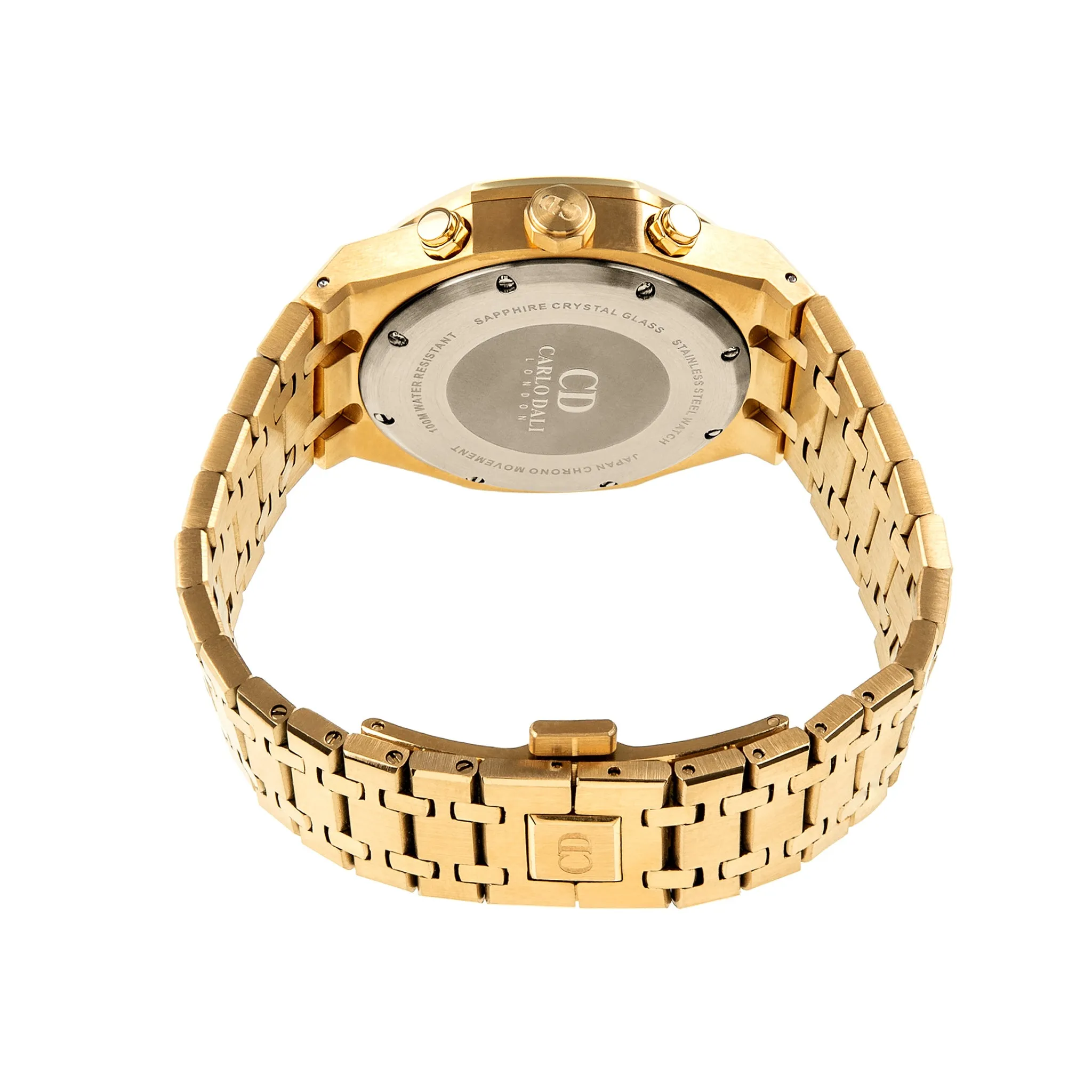 Chronograph Gold, black watch