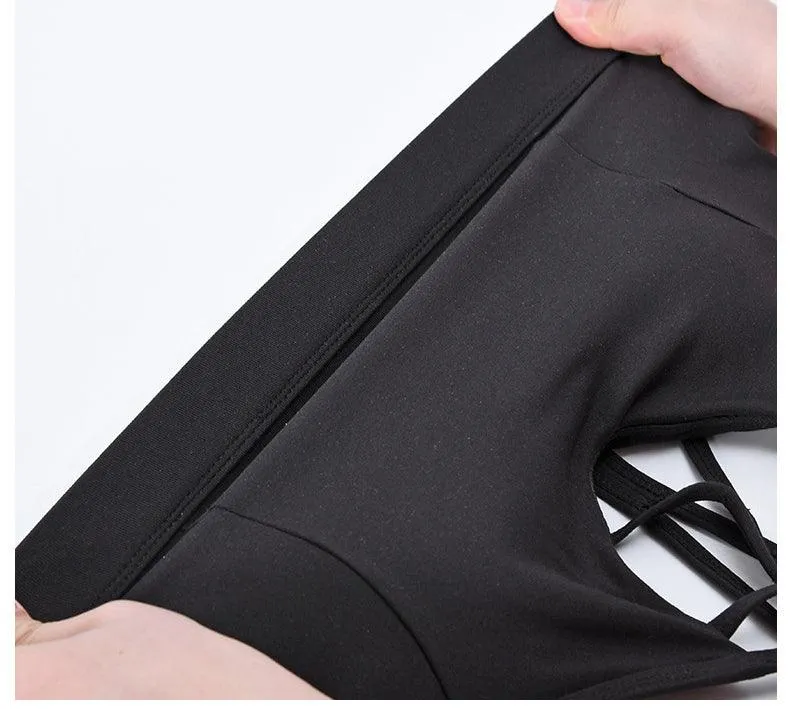 Cross beauty back sports bra