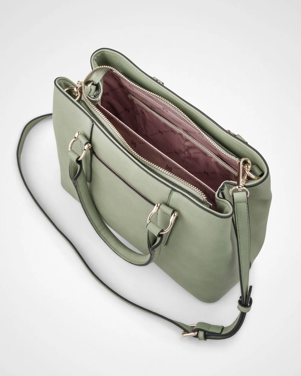 Eve Zip Top Satchel Bag   Aztec Bag Strap