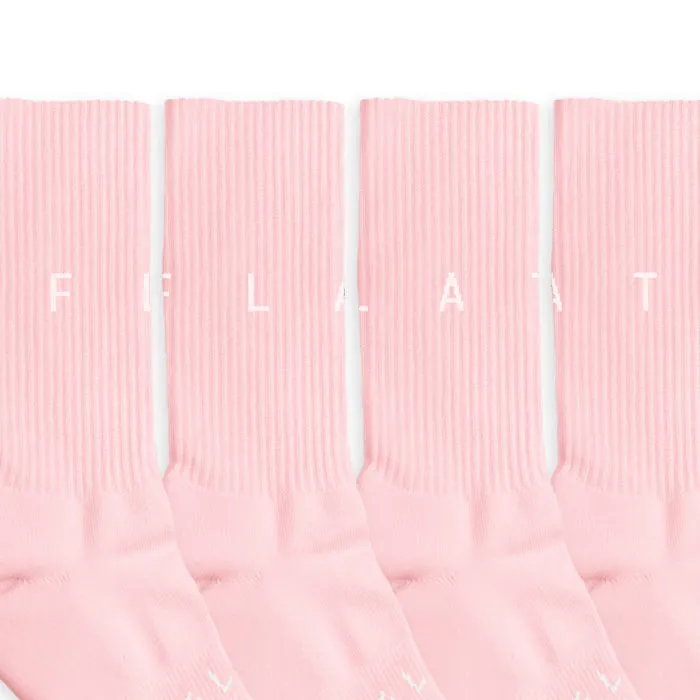 FLAT SOCKS Around - Pink