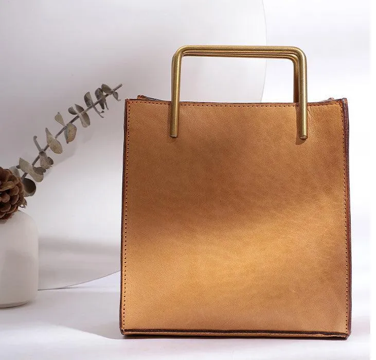 Genuine Vegetable Tanned Italian Leather shoulder bag, handbag, woman elegant handcrafted leather bag Birthday Gift for Her