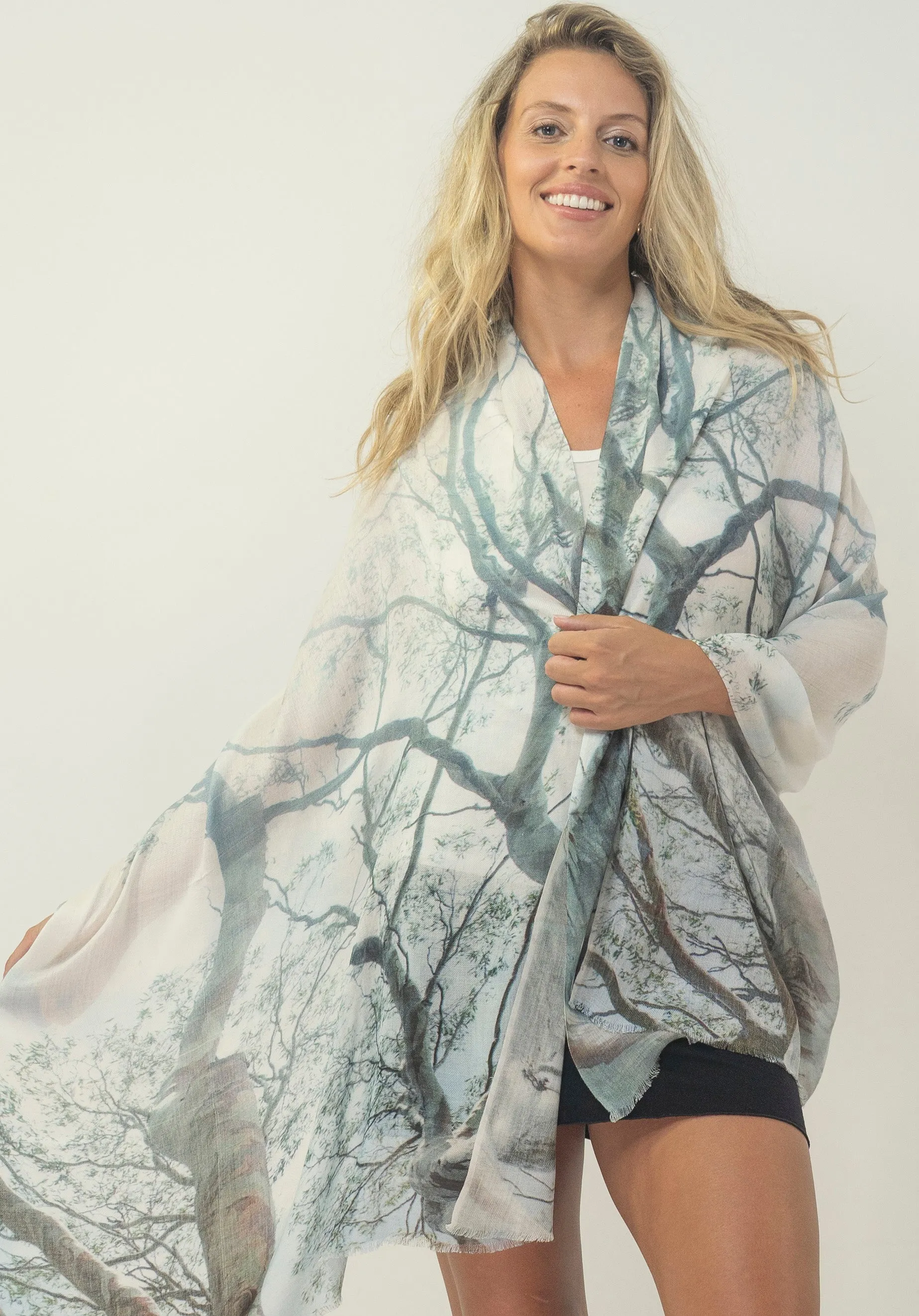 GHOST GUM CASHMERE & MODAL SCARF
