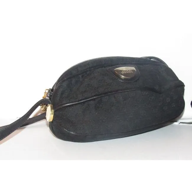 Gucci Micro Guccissima Football Shape Cross Bodyshoulder Purses Black Leather And Gg Leather Satchel