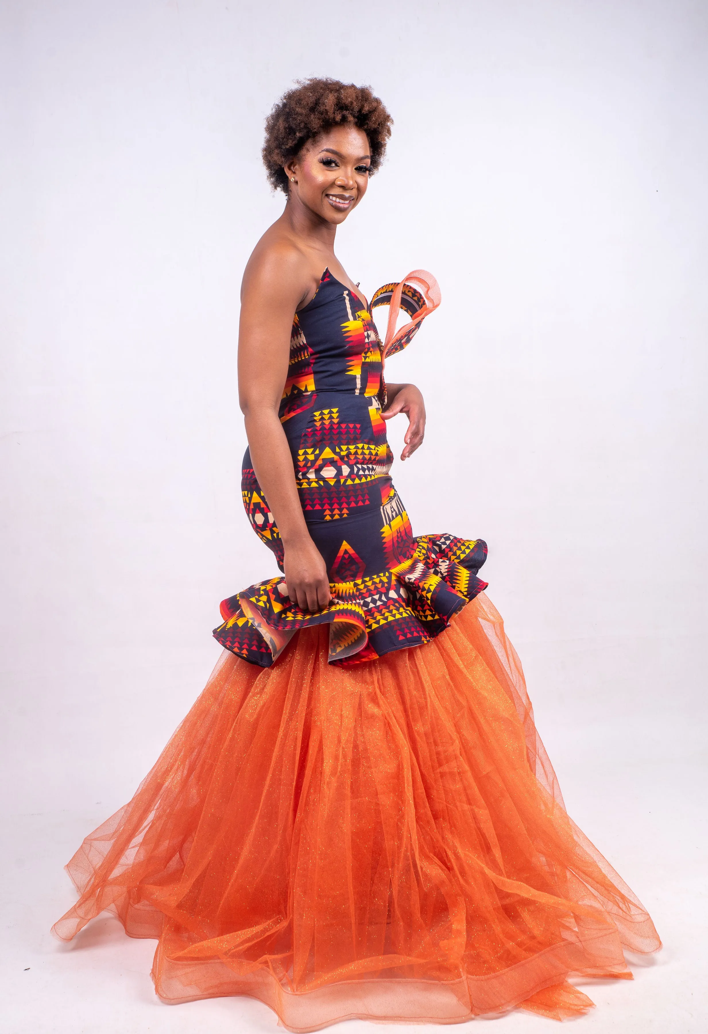 Ladies Patterned Dress