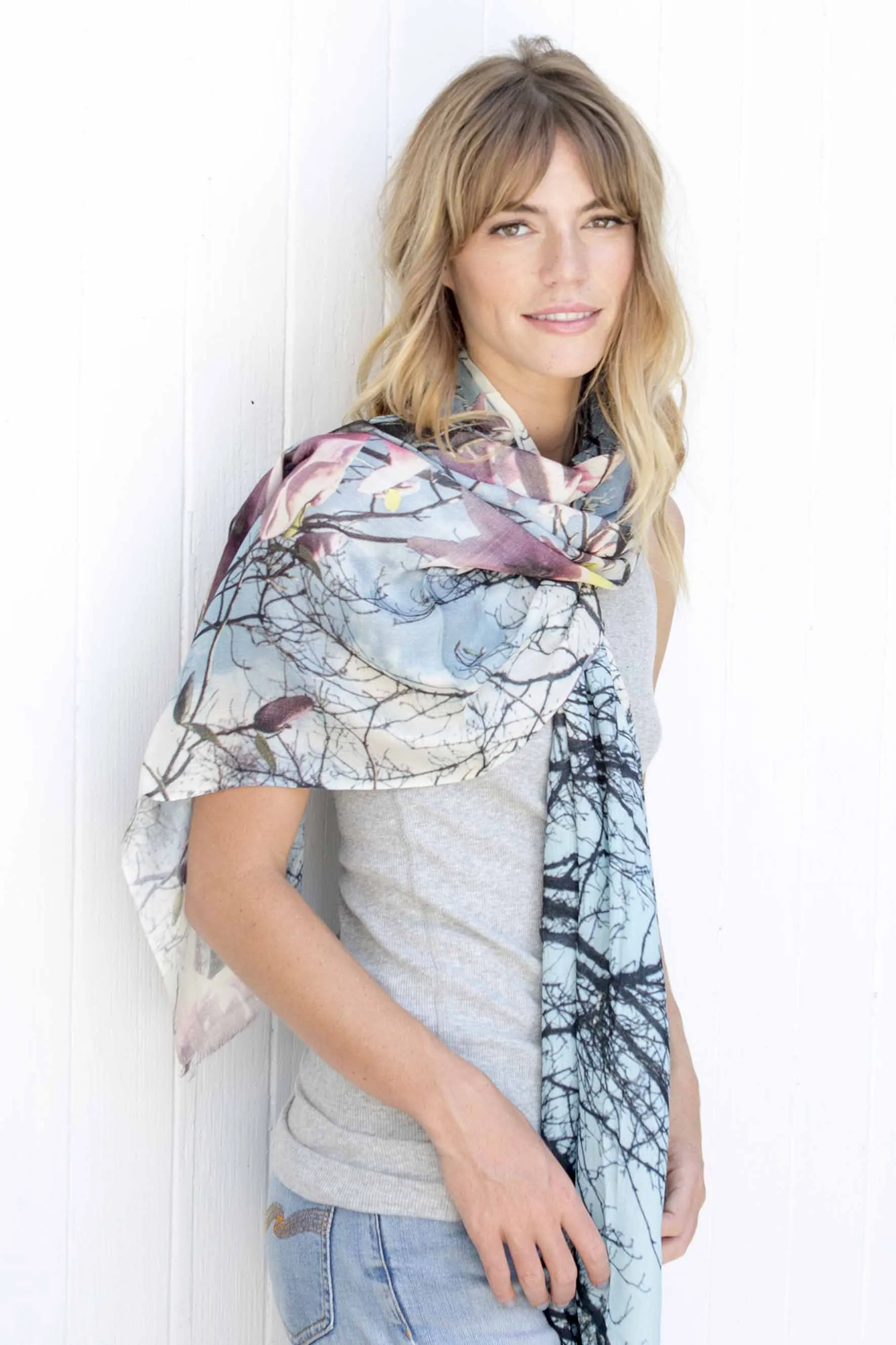 MAGNOLIA CASHMERE & MODAL SCARF