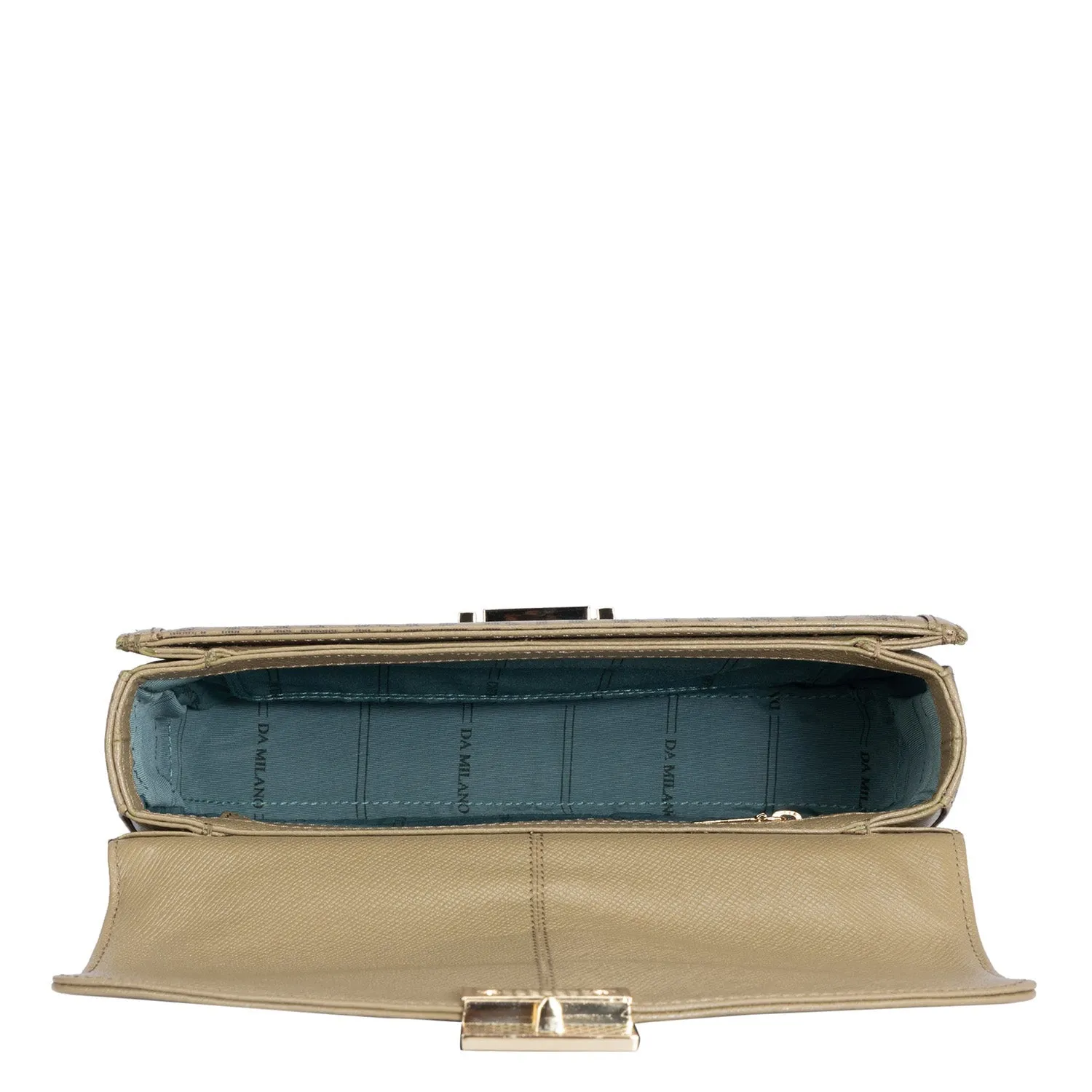 Medium Monogram Leather Satchel - Turtle
