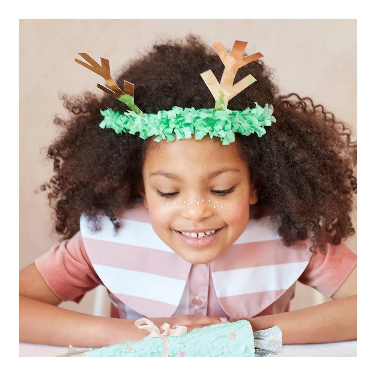 Meri Meri Reindeer Fringe Antler Headbands