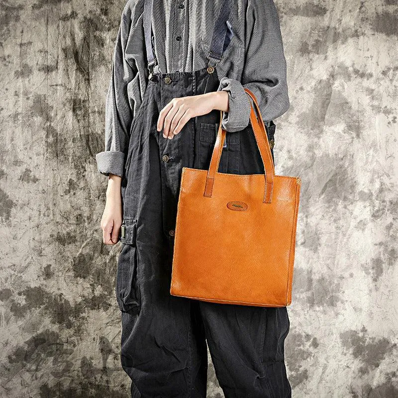 NATURAL Italy Cowhide Leather Handbag, Tote, Leather Shoulder Bag, Leather Bag, by Alexel Crafts Australia