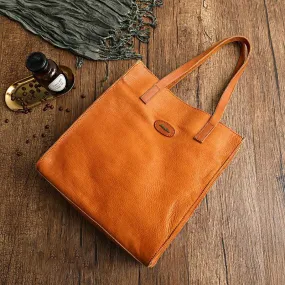 NATURAL Italy Cowhide Leather Handbag, Tote, Leather Shoulder Bag, Leather Bag, by Alexel Crafts Australia