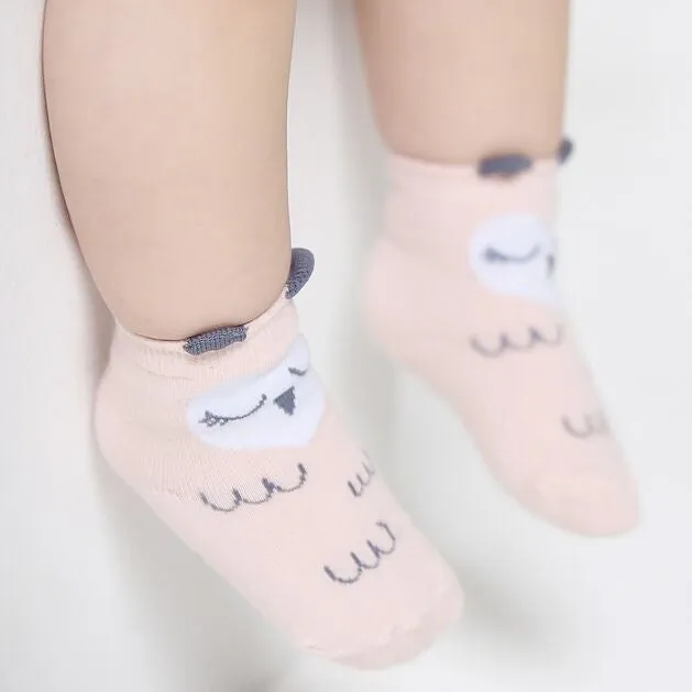 Newborn Cotton Boys Girls Cute Anti-slip Socks