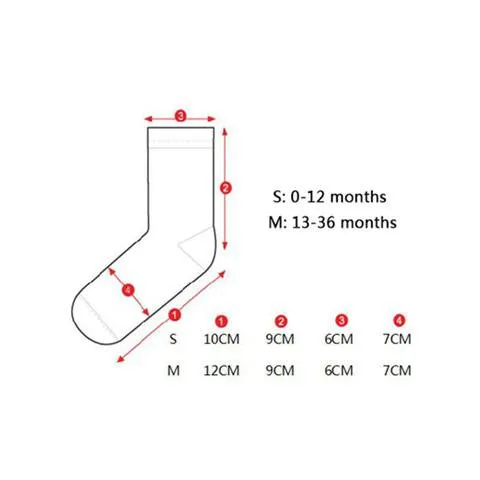 Newborn Cotton Boys Girls Cute Anti-slip Socks