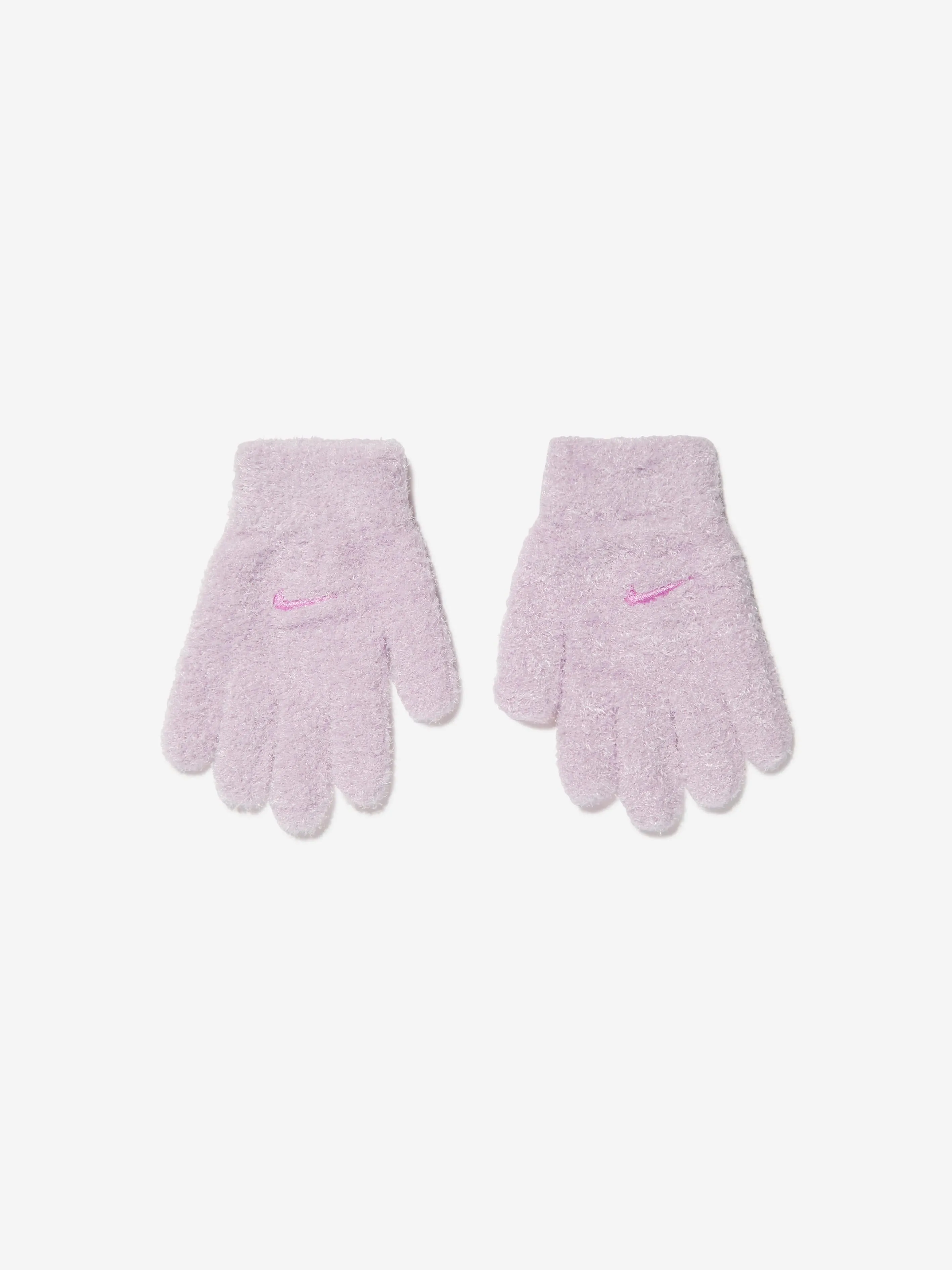 Nike Girls Beanie Hat And Gloves Set in Pink