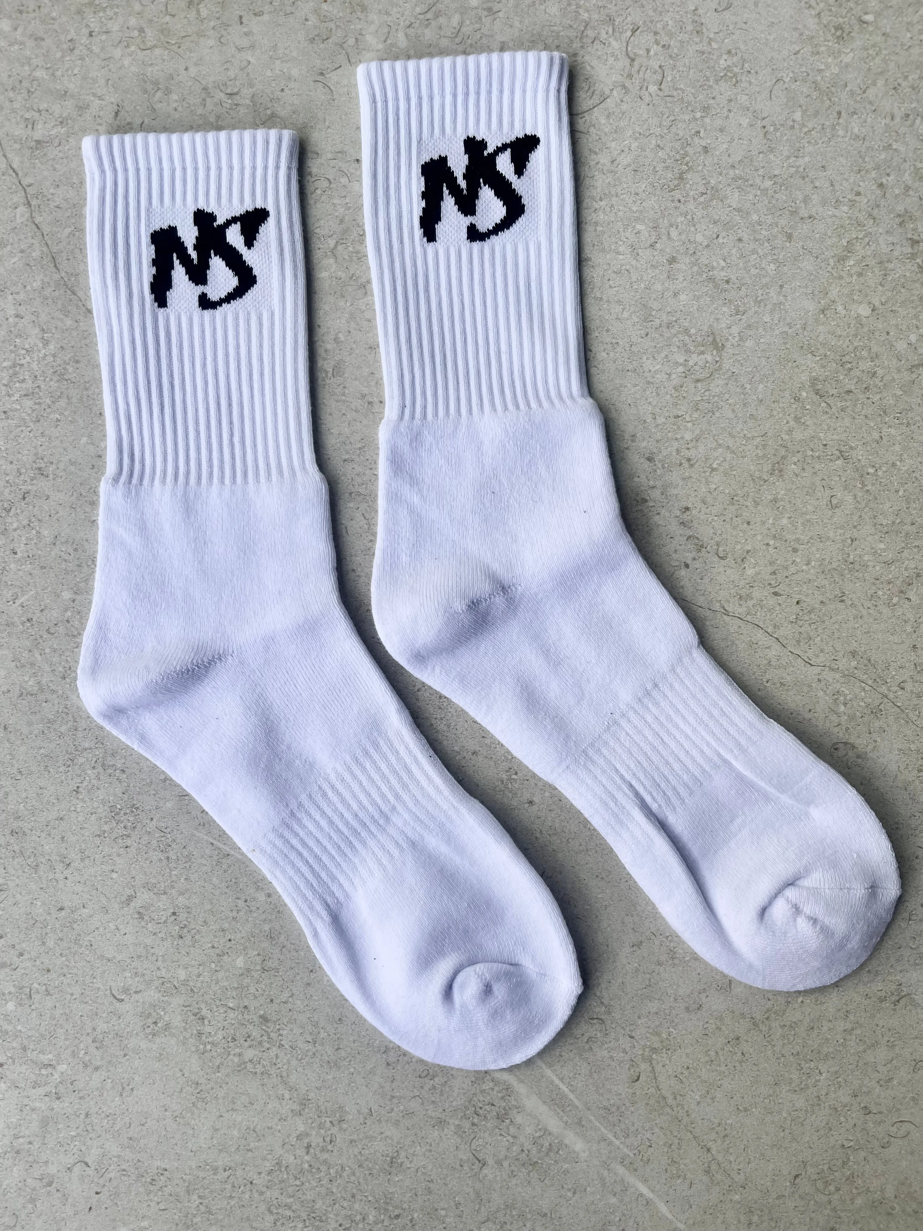 NS Socks White.