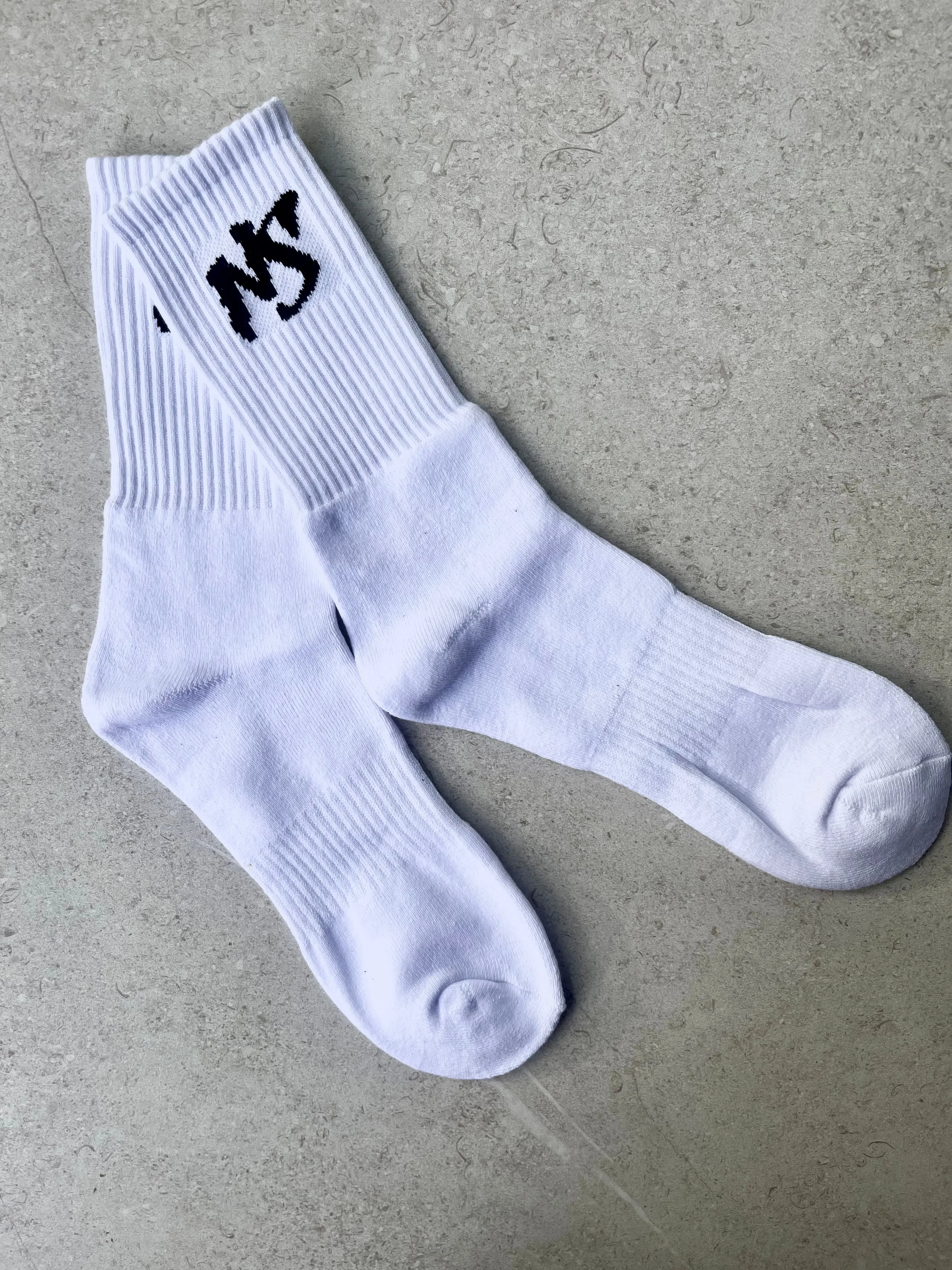 NS Socks White.
