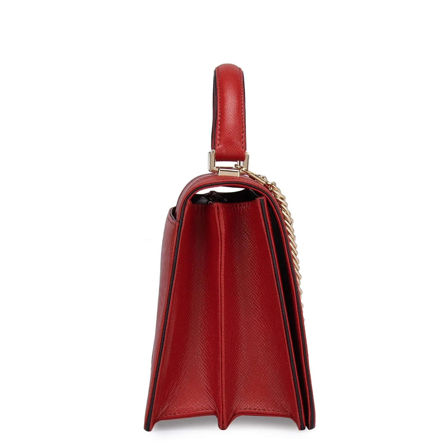 Red Franzy Satchel Bag