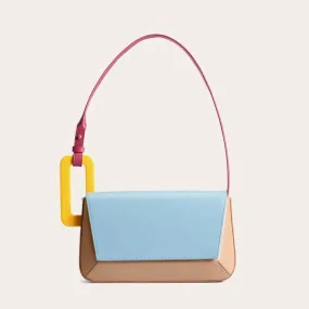 Schattig Paneled Luxury Shoulder Bag