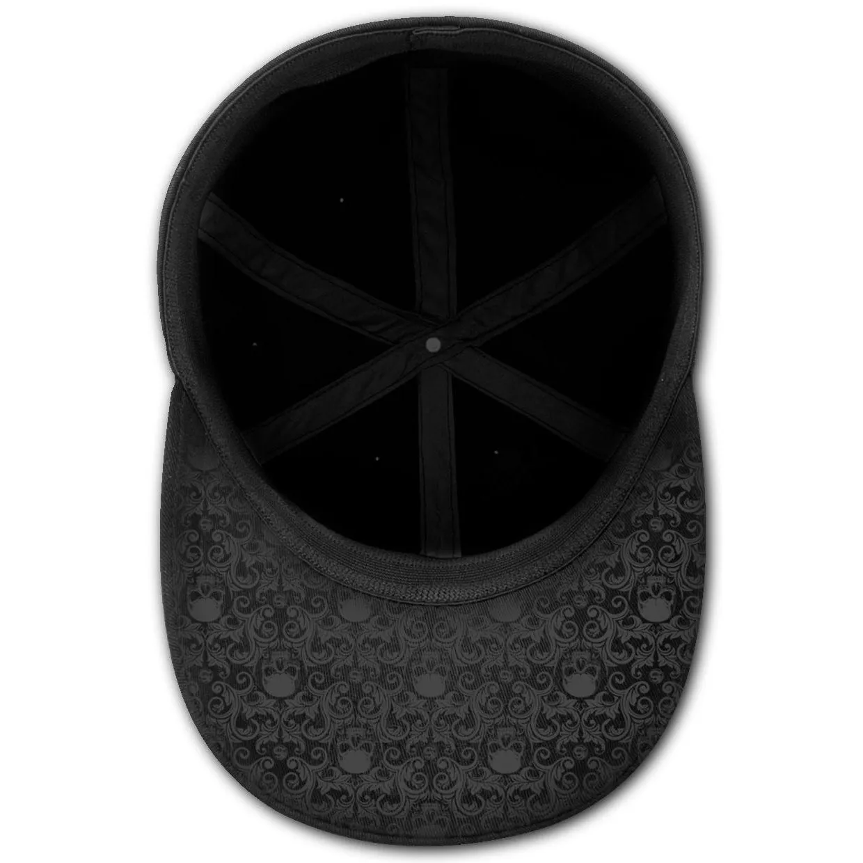 Skull Scroll Baseball Cap