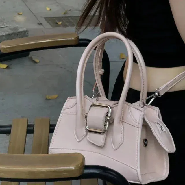 UAKISS  -  2024 Simple Luxury Design Punk Crossbody Bags Y2k Aesthetic Elegant Sweet Women's Handbags Casual Personality All Match Shoulder