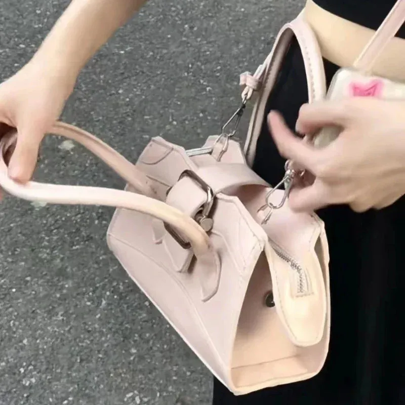 UAKISS  -  2024 Simple Luxury Design Punk Crossbody Bags Y2k Aesthetic Elegant Sweet Women's Handbags Casual Personality All Match Shoulder