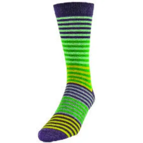 Vanya Plum Multi Stripe Socks (Men's)