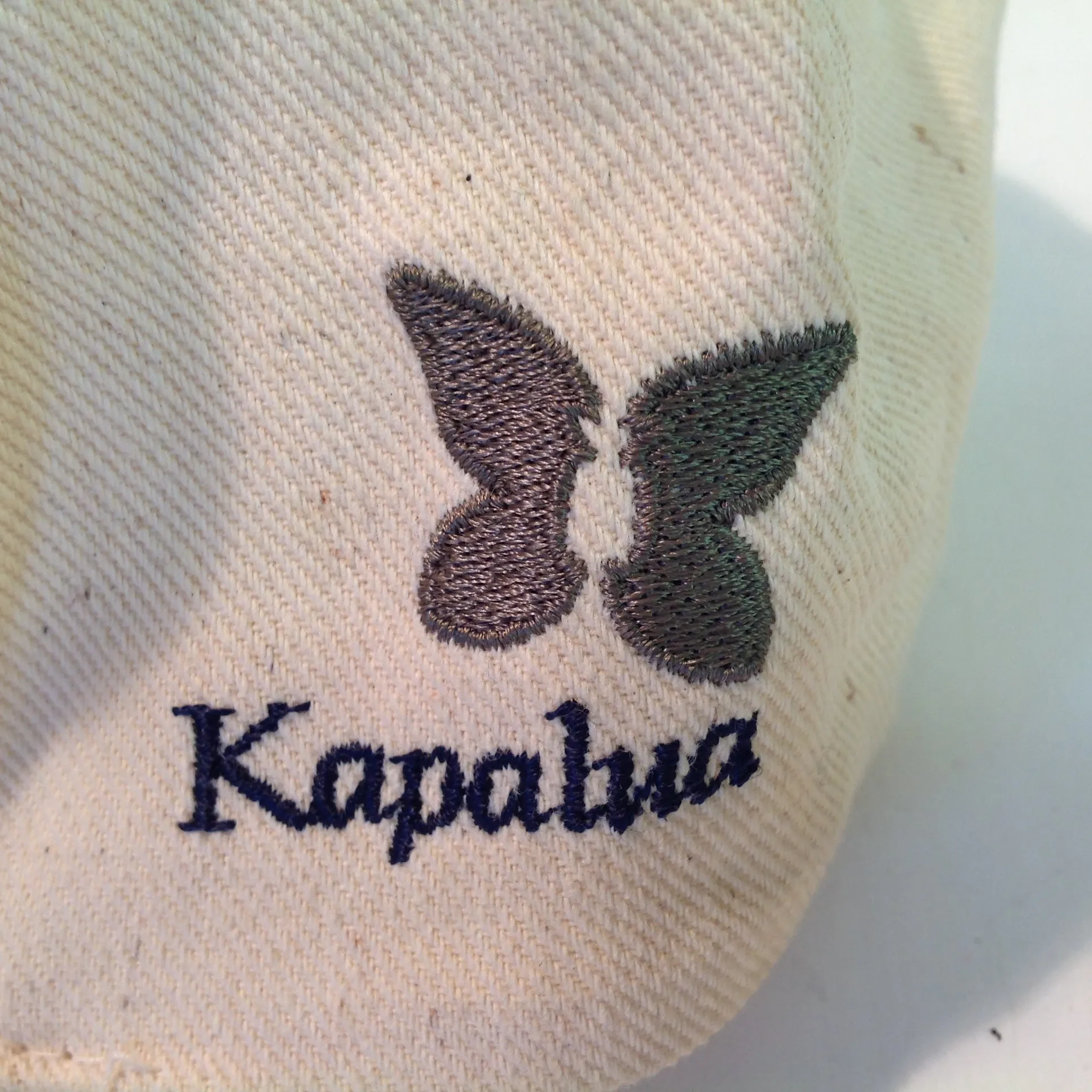 Vintage Imperial Headwear Kapalua Plantation Golf Course Hawaii Souvenir Cream and Olive Green Baseball Cap