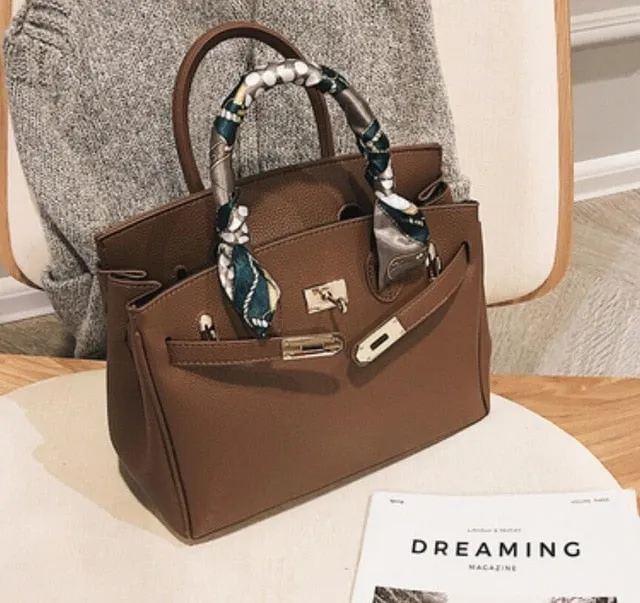 Vintage Portable Tote Bag For Women 2019