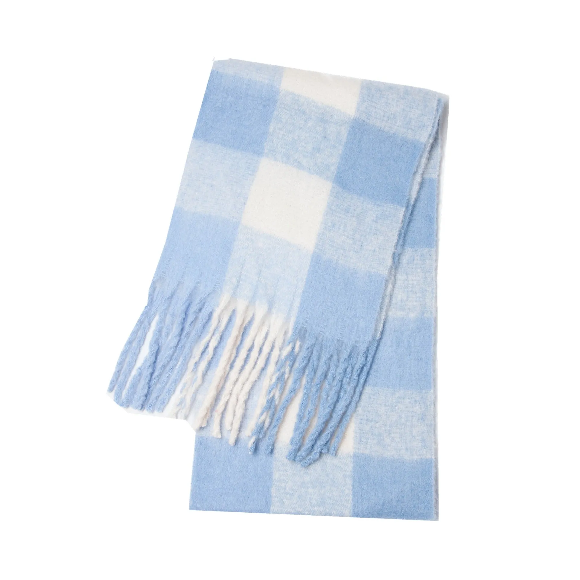 Wholesale Price Luxury Cashmere Blended Bright Colorful Women Blanket Scarf Winter